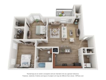  Floor Plan Cove - B2 - Medina