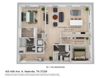 the floor plan of 488 4th ave tx