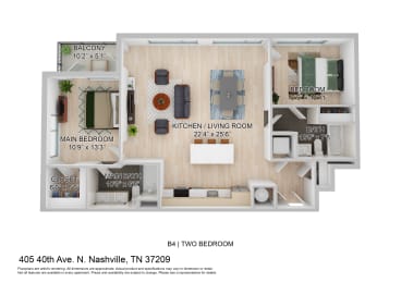 this is a 3d floor plan of a 2100 sq ft