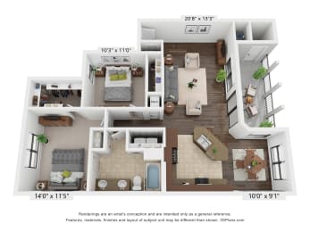  Floor Plan B2