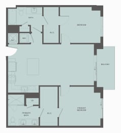  Floor Plan B1a