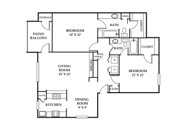a floor plan of a home