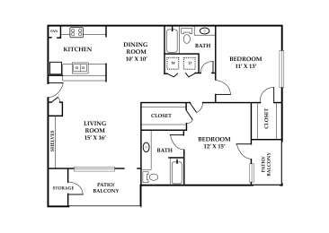 a floor plan of a home