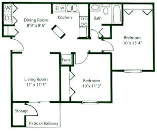 Floor Plan  G2B1B