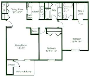 Floor Plan  G2B2B