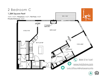 a floor plan of 2 bedroom condo