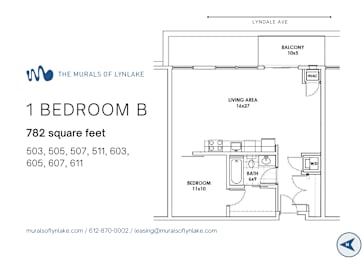 1 Bedroom B