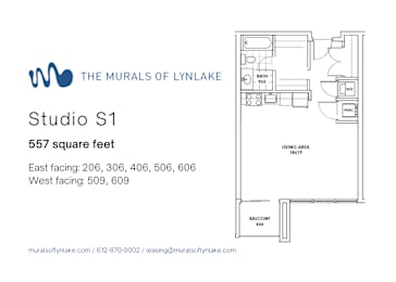 Studio S1 Floor Plan
