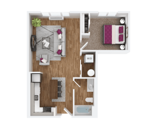 1 bed 1 bath M at Hana Apartments, Hillsboro, OR 97006