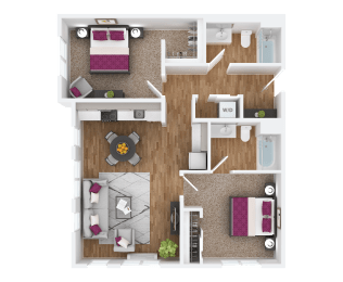 2 bedroom 2 bath at Hana Apartments, Hillsboro