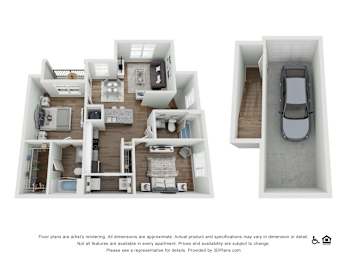 2 bed 2 bath at Echo Park at Perry Crossing Apartments, Plainfield, IN
