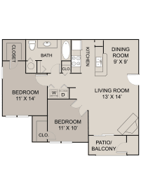 a floor plan of a bedroom house