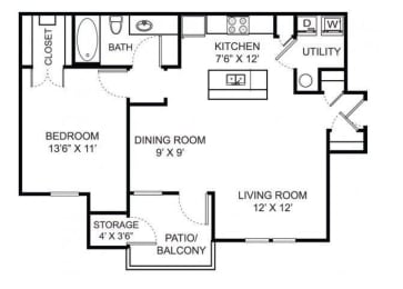 A2 Floor Plan at Steeplechase at Shiloh Crossing, Indiana