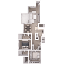 B1 Floor Plan at Village at Almand Creek, Conyers, 30094