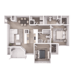B4 Floor Plan at Village at Almand Creek, Georgia