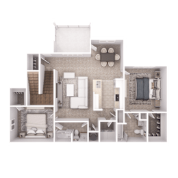 B7 Floor Plan at Village at Almand Creek, Georgia, 30094
