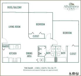 2 BED 2 BATH - THE NASR - ALHAMBRA COVE at Alhambra Cove, Miami, FL 33167