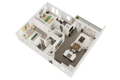 975 Bedroom flat at THE ANGELINO, California