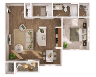 1 bed 1 bath at COPPER PLATTE Apartments, Colorado