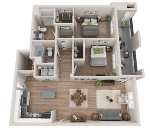 Align Floor Plan at SYNC APARTMENT HOMES, North Las Vegas, 89084