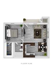 Bolt Floor Plan at Zoom Apartments, Las Vegas, NV, 89103