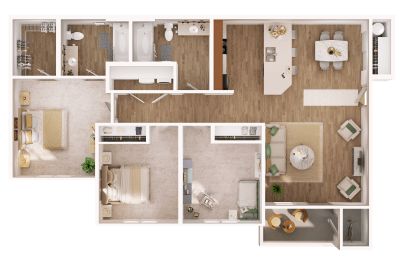 2 bed 2 bath at COPPER PLATTE Apartments, GREELEY , CO 80631