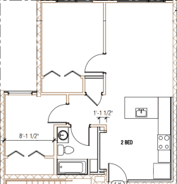 2 bed 2 bath at FIRE TOWER Apartments, HELENA, 59601