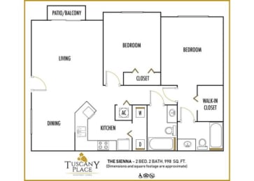 2 bed 2 bath A at Tuscany Place Apartments, Homestead , FL