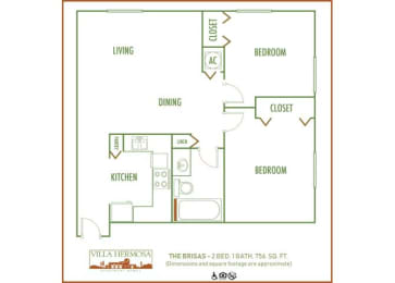 2 bed 1 bath at Villa Hermosa, Miami, FL