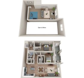 2 bed 2 bath D at BASE APARTMENT HOMES, Nevada