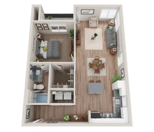 1 bed 1 bath A at BASE APARTMENT HOMES, LAS VEGAS, 89166