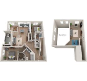 2 bed 2 bath E at BASE APARTMENT HOMES, LAS VEGAS, 89166