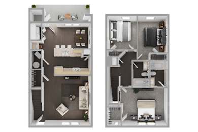 3Bed 2Bath B Floor Plan at THE PALMS AT VERO BEACH, Florida, 32960