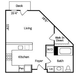 Studio 1 bath G at Two 10 by Vintage, Washington 98133