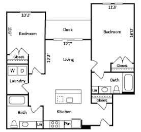 2 bed 2 bath at Two 10 by Vintage, Washington 98133