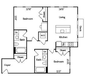 2 bed 2 bath A at Two 10 by Vintage, Shoreline, WA 98133