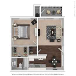 1 bed 1 bath at The Henley Apartments, Suisun City, California