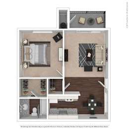 1 bed 1 bath N at The Henley Apartments, Suisun City, CA, 94585