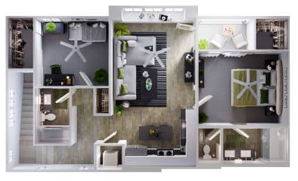 Plan 1 - Top View at Solstice at Fiddyment Ranch, California