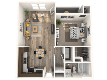 1 bed 1 bath at THE SOLANA APARTMENT HOMES, Las Vegas