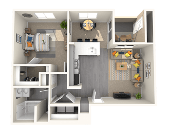 1 bed 1 bath A at THE RISE APARTMENT HOMES, Las Vegas