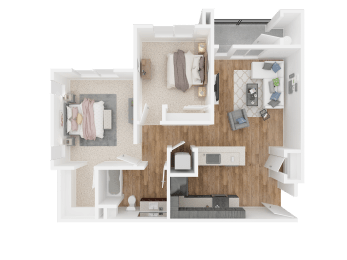 B1 Floor Plan  at STEAMBOAT BY VINTAGE, Reno, NV, 89521