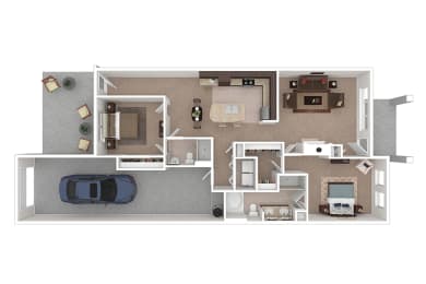 2x2-Ellis-Cove-1209 square foot floor plan