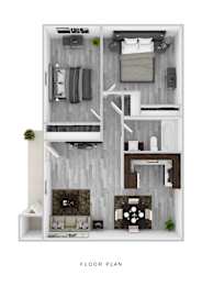 Vibe Floor Plan at Zoom Apartments, Las Vegas, 89103