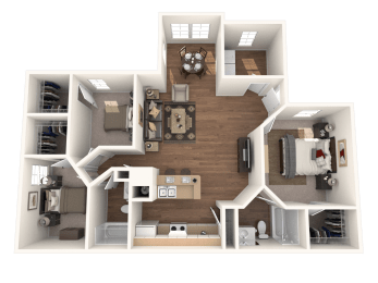  Floor Plan 3x2