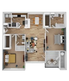  Floor Plan B1