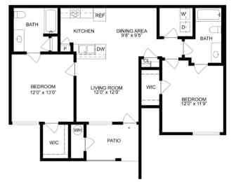  Floor Plan 2X2 C