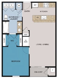 a blueprint of a floor plan of a house