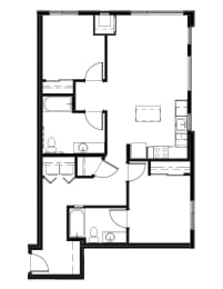 ADA 2-bed - 208/235