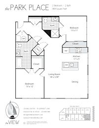 A floor plan for a property called The Park Place is displayed.